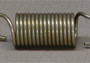 Spring, Extension, Wire .074, OD .635, FH 2.172", 15 1/2 Coils
